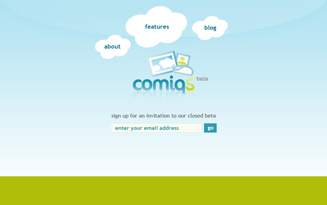 Comiqs closed beta page
